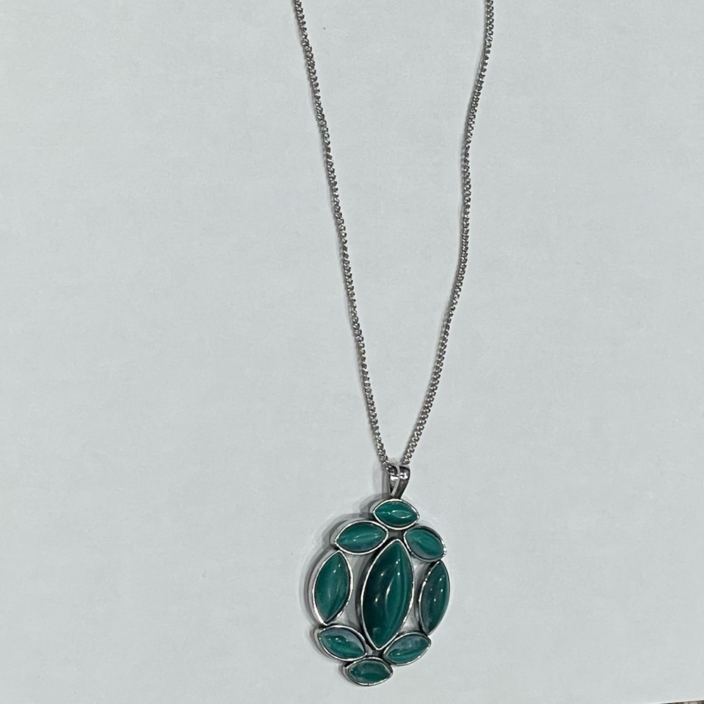 NWT Paparazzi Chromatic Cache Green Necklace & Earring Set - Picture 4 of 4
